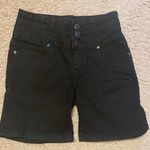Silver Crush Black Jean Shorts Photo 0