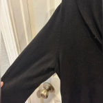 Maurice's  Black Cowl Neck Long Sleeve Sweater size Large‎ Photo 2