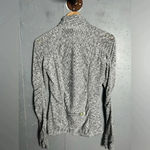 Athleta Mendoza 1/2 Zip Running Shirt Thumb Holes Space Dye Gray/Blue Sz XSmall Photo 1