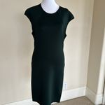Alexander Wang  Green Viscose Cap Sleeve Bodycon Fitted Dress Size Large Photo 3