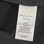 Michael Stars NWT  Babe Black Vegan Faux Leather‎ Shacket Size Large Photo 6