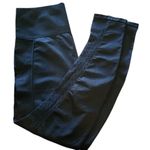 Fabletics  Black High Rise Leggings Textured Panels Seamless Waistband Photo 3