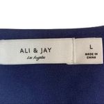 Ali & Jay Ali &‎ Jay navy blue lace wrap dress large new Photo 8