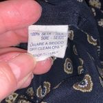 Vintage Women's Norton & Wilson Italian Silk Blouse Size 46 /‎ US L (10) Brown Size L Photo 5