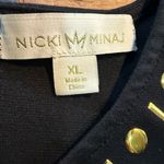 Nicki Minaj  Black Dress with Gold Studs size Xl Photo 2