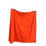Catherines Catherine  Orange Blaze Mock Wrap Skirt Sz 8 NWT Photo 1