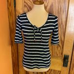 Lucky Brand Knit Striped Top Photo 9