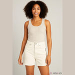 Old Navy  White Jean Shorts Relaxed Fit Size 12 NWT Photo 6