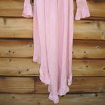 NWT Sleeper Juliette Shirred Asymmetric Dress in Pink Size M Photo 9