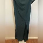 Thread‎ Strapless Scoop Back Maxi Dress With Front Slit Size M Green Size M Photo 3