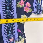 Johnny Was $455 NWOT  Silk Leia Boho Floral Embroidered Tassel Tie Kimono, Multi Photo 12