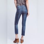 Anthropologie Anthro Pilcro Parallel Step Up Hem Mid Rise High-Low Straight Leg Jeans size 28 Photo 2