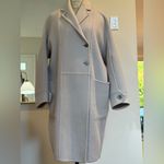 3.1 Phillip Lim  Long Oversized Wool Coat in Light Grey Photo 3