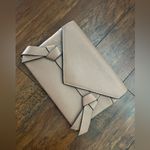 BCBGMAXAZRIA  Taupe Mocha Brown Large Clutch Photo 1