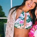 PacSun  floral Hawaiian halter neck bikini top Photo 0