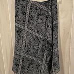 Charter Club Vintage 90s paisley bandanna scarf print midi skirt flowy boho angel lined Photo 0