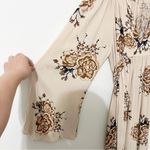 Free People Wild Laurel Maxi Dress Floral Long Sleeve Boho Size XS Photo 3