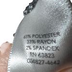 Christopher & Banks  Womens Sz 10 Grey Black Plaid Trouser Pants Business Casual Photo 4