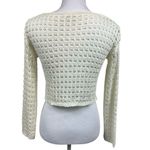 Debut  Women’s Crochet Multi Colored Bohemian Festival Cropped Blouse Size XS Photo 4