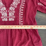 Sundance Peasant Bohemian Embroidered Lantern Sleeve Top in size M Size M Photo 10