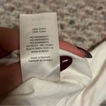 Aritzia Wilfred Crop Scrunch Cuff Long Sleeve White Top- Size XS Photo 8