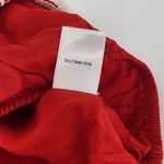 Show Me Your Mumu  Teagan Pom Pom Crop Top Firecracker Red with White Embroidery Photo 6