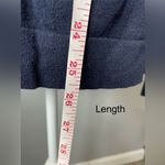 J.Crew Factory Watermelon Teddie sweater in navy blue cotton with sequin details Pink Size L Photo 4