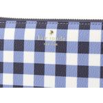 Kate Spade  Hyde Lane Gingham Michele Zip Around Wallet in Navy White, New w/ Tag Photo 7