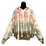 Young Fabulous and Broke Young Fabulous Broke | M/L | Raissa Tie-Dye Pink/Sage Snap Sleeve Slouchy Hoodie Photo 6