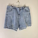 Southern Stitch  Distressed Jean Shorts NWT Photo 1