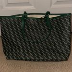 Green Leather tote bag Photo 0