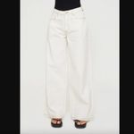 Princess Polly Naylor Cream Wide Leg Jeans 2 NWT Photo 2