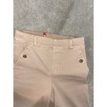 Spanx Stretch Twill Cropped Cargo Pants Womens XS Pale Pink Pull On Wide 20312R Photo 4