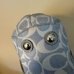Coach F18921 Signature Heritage Satchel Bag blue/silver Photo 10