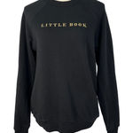 Little Book Bourbon Crafted by Freddie Noe Black Graphic Sweatshirt WomenMedium Size M Photo 0