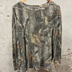 Winchester Vintage Long Sleeve Camo Camouflage Pocket Tee Southern Hunting XXL Green Photo 0