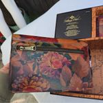 Patricia Nash 🆕 NEW Leather Locri Floral Multicolor Handbag & Wallet Gift Set Photo 7