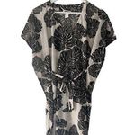 H&M Monstera Print Tie Cover Up Dress Sz S Photo 0