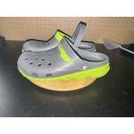 Crocs All Terrain Size 12 Men Gray And Green EUC Photo 0