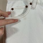 Abercrombie & Fitch Abercrombie Simone High Rise Women White Distressed Jeans Denim Size 29 / 8R Photo 5