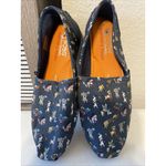 Women's Size 7 Navy Dog Print Slip Photo 1