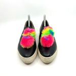 Seychelles  Black Leather Slip On Sneakers Women's 8.5 US Photo 3