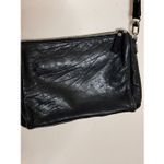 Milly Black Leather Crossbody Purse Photo 2