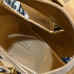 Chloé Chloe High Heel Graphic Leaves Sandal Bright Peach Size 39.5 Photo 5