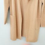 J.Crew  365 Juliette collarless sweater-blazer cotton wool blend camel size S Photo 6