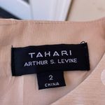 Tahari  polka dot light pink belted dress sz 2 Photo 5