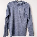 Nike Blue Hooded Long Sleeve Pullover Top Size Small Photo 1
