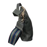 Consuela NWT Keanu Wedge Hobo Crossbody Shoulder Gray Pebbled Leather Bag Purse Photo 2