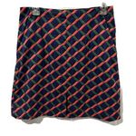 Trina Turk Skirt Womens Size 2 Navy Pink Orange Green Pockets Photo 0