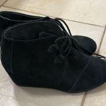 Toms Women’s  Suede Black Booties Size 8 Photo 3